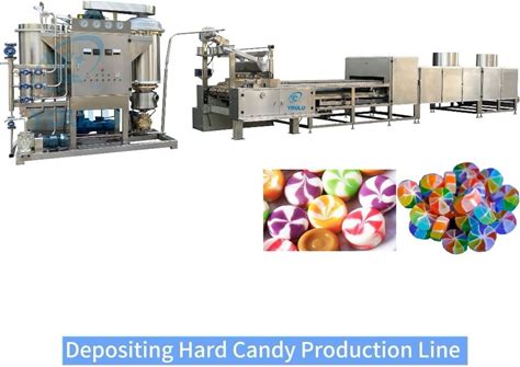 Candy Making Machine With Automatic Candy Depositing Production Line