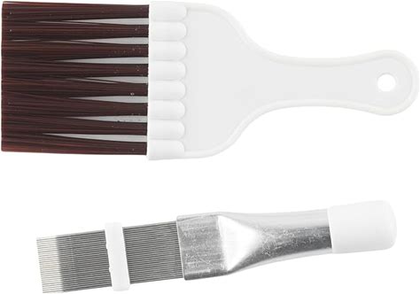 Air Conditioning Fin Cleaner Comb And Coil Brush 2 Pcs For Efficient A/C Cleaning