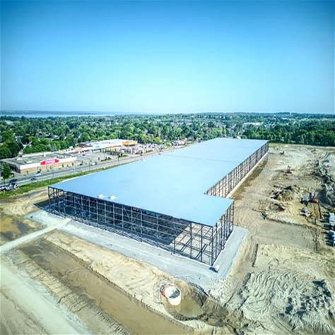 2024 Insulated Premade Steel Grid Structure Construction Materials Q355/Q235b Column Steel Structure Agricultural Building