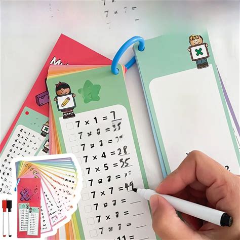 0-12 Multiplication Charts, Times Table Cards, Self Check Math Learning Tool, Montessori Mathematical Training, Teaching Aids