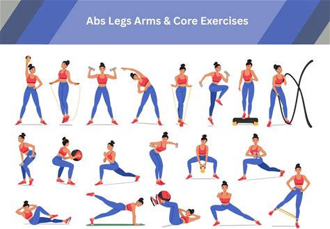 Bodyweight Abs Legs Arms Core Home Workout Exercises For Office Workers | 14 Day 30 Day 12 Week Self Challenge Fitness Training PDF Download