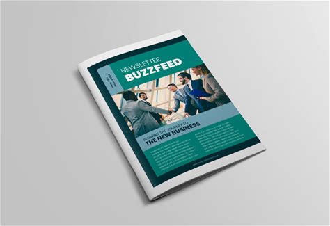 Business Newsletter Template Design By Layout Design | Creative Market