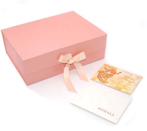 Art Rectangular Biodegradable Carton Xmas Eco Card Sock Chest Origami Perfume Large Magnetic Pink Square Gift Paper Box