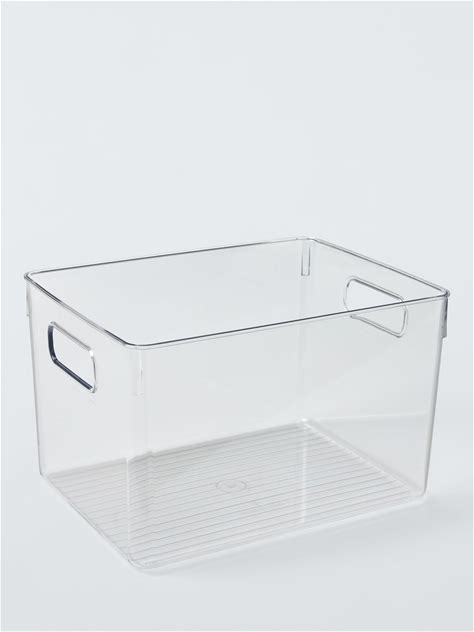 Clear Plastic Storage Box Large