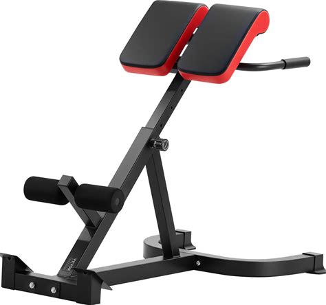 VEVOR Roman Chair Hyperextension Bench, 300 Lbs Adjustable Extension Machine, Multi-Function Exercise Equipment For Glute, Hamstring, Lower Back, And