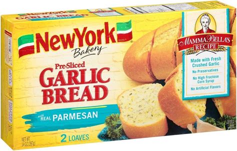 New York Bakery Frozen Parmesan Garlic Bread - 14Oz
