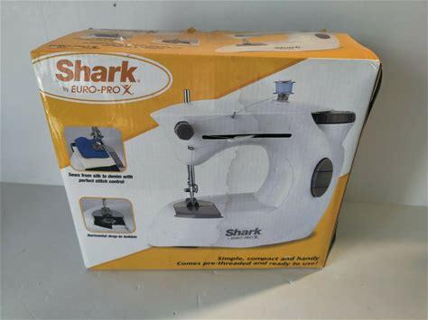 Euro Pro Shark Model 998A Portable Sewing Machine With All Attachment New NIB