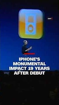 iPhone's monumental impact 19 years after debut