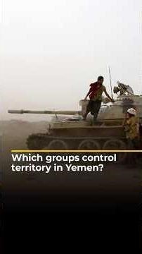 These are the competing groups controlling territory in Yemen | AJ #shorts