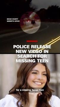 Police release new video in search for missing teen