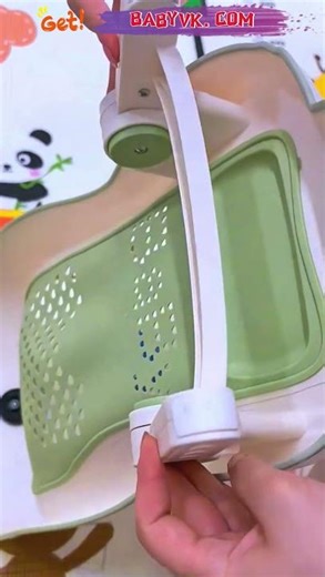 Adjustable Newborn Baby Bath Seat with Thermometer – Perfect Support for First Baths #BabyBath