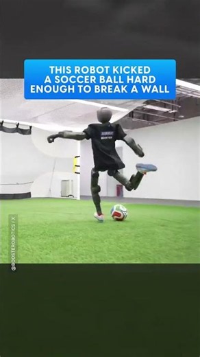 This Robot Kicked a Soccer Ball Hard Enough to Break a Wall
