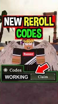NEW REROLL CODES in The Forge Roblox..