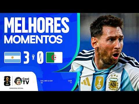 MELHORES MOMENTOS: ARGENTINA 3 X 0 ARGÉLIA | COPA DO MUNDO FIFA™ 2026 | 1ª RODADA | FASE DE GRUPOS