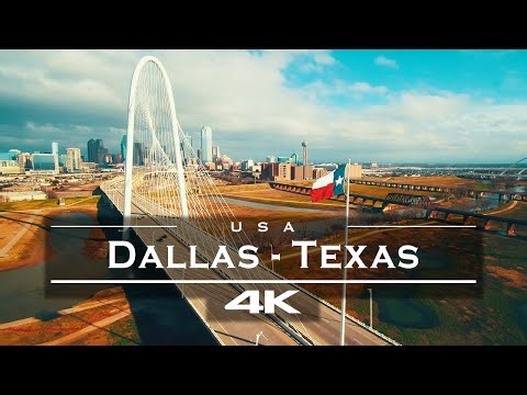 Dallas - Texas, USA 🇺🇸 - by drone [4K]