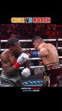 Isaac Cruz VS. Lamont Roach | HIGHLIGHTS #boxing #sports #combat
