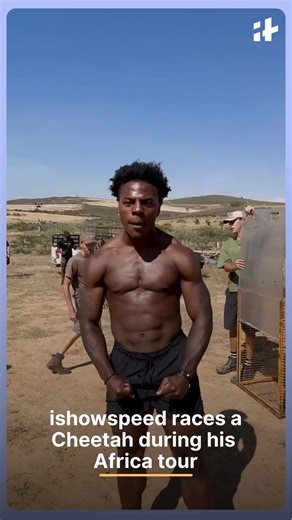 Darren Watkins Jr., better known as IShowSpeed, has taken his "Speed Goes Pro" series to a terrifying new level. During his tour in Africa, the streamer decided to test his nickname against a full-grown cheetah. The "race" almost ended before it began when the cheetah lunged at Speed, leaving two deep, bloody scratches on his leg. Despite the injury and the obvious danger, Speed insisted on continuing. In the viral clip, he is seen sprinting shirtless alongside the big cat, which effortlessly gl