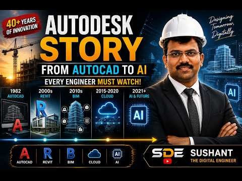 Autodesk Story in 2 Minutes | From AutoCAD to AI | Every Engineer Must Watch