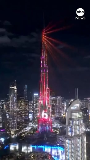 Dubai rang in 2026 with the city's iconic Burj Khalifa at the center of a massive fireworks display. https://abcnews.visitlink.me/nqAU8f | ABC News