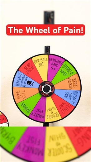 I Let A Wheel Decide My Pain… #shorts #funny #entertainment