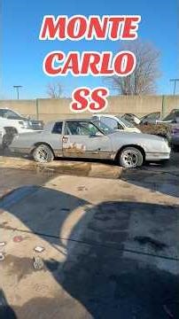 1988 Chevy Monte Carlo SS, last of the G-Body! #gbody #chevymontecarlo #classiccar #sportscar #cars