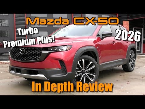 2026 Mazda CX-50 Turbo Premium Plus: Start Up, Test Drive & In Depth Review