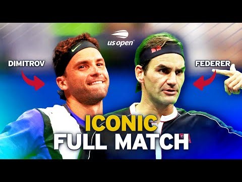 Five-Set Shock Victory! | Roger Federer vs. Grigor Dimitrov | Iconic Full Match | 2019 US Open QF