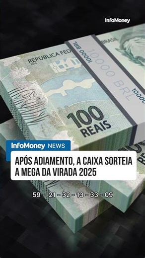 Mega da Virada 2025: Veja os números sorteados neste primeiro de janeiro