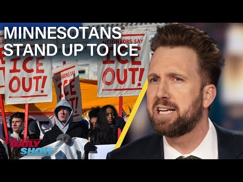 Trump Flips the Bird & Minnesota Tells ICE to F**k Off with Pickle Rick and Bologna | The Daily Show