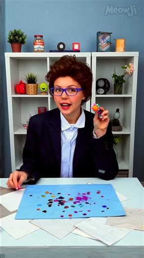 Crafting DIY Flower! 🌼✨ #kids #craft