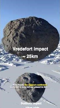 The Largest Asteroids To Ever Hit Earth
