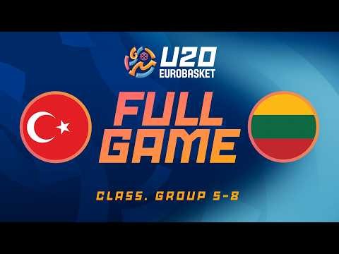 Class. Games 5-8 | Türkiye v Lithuania | Full Basketball Game | FIBA U20 Women's EuroBasket 2026