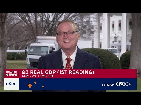 NEC Director Kevin Hassett on the latest U.S. GDP report: President Trump’s trade agenda is working