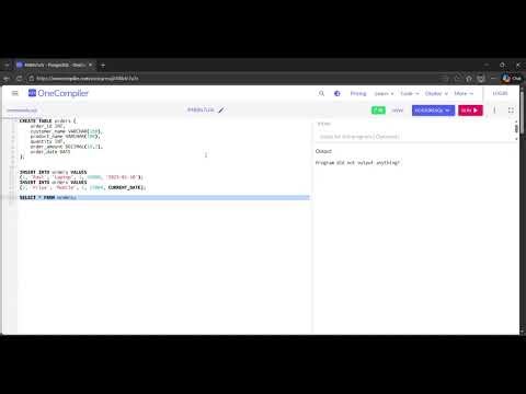 Learn SQL from Scratch | CREATE TABLE & INSERT INTO Example