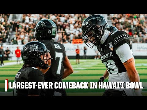 FINAL MINUTES of Hawai'i's HISTORIC 21-PT comeback vs. Cal | ESPN College Football