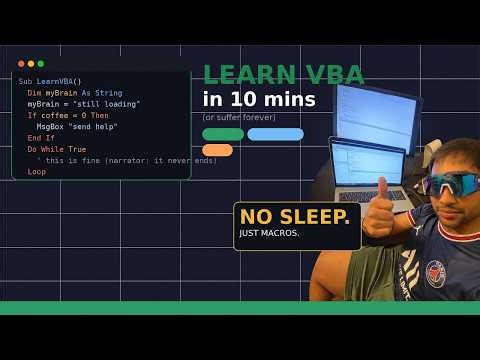 Learn VBA in 10 minutes