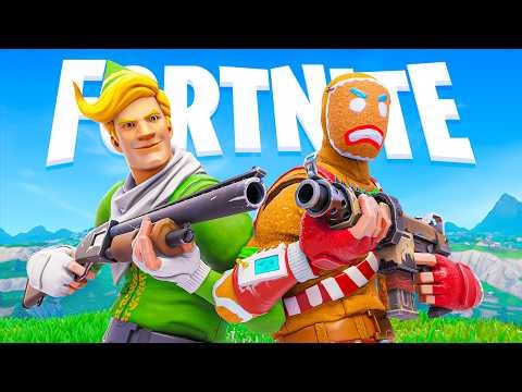 Playing with Lazarbeam in EVERY Fortnite Season