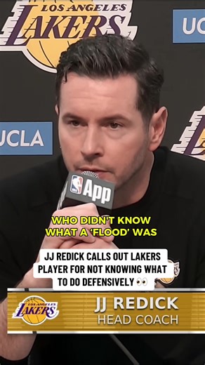 JJ Redick when asked about the Lakers’ help defense 😬 (via SpectrumSportsNet) #nba #basketball #jjredick #lakers