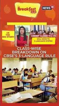 CBSE Three Language Formula Explained And What Changes for Student | The Breakfast Club | N18S