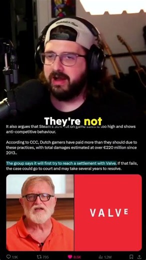 Valve is getting blackmailed by the Netherlands