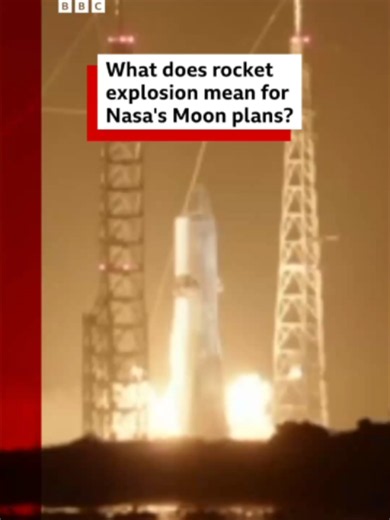 Jeff Bezos's company is committed to sending astronauts and supplies to the Moon as part of Nasa’s plans to build a base on the lunar surface. #BlueOrigin #Nasa #Space #Moon #Explosion #BBCNews