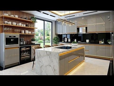 200 Trendy Modular Kitchen Design Ideas 2025 | Luxury Modern Kitchen Colour Trends