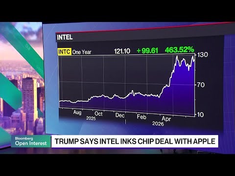 Trump Says Intel Inked Chip Deal With Apple