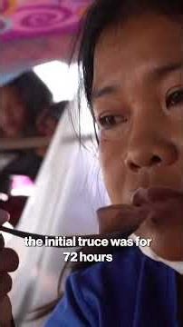 Thailand and Cambodia Agree to Ceasefire After Weeks of Border Fighting #shorts