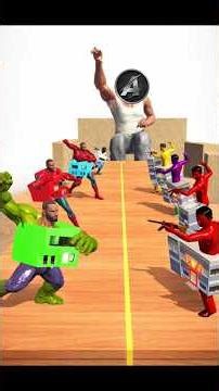 Tiny Franklin & Avengers House Vs Tiny Colourful Horror Police Station Man #house#gta #franklin#hulk