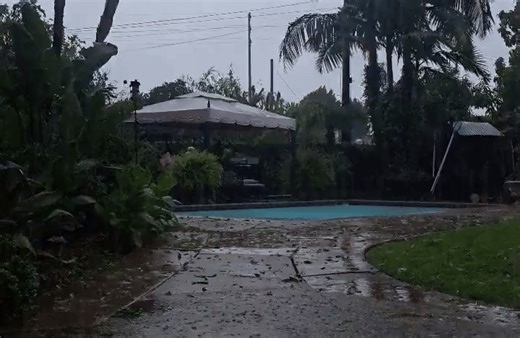 Heavy Rain Soaks San Fernando Valley