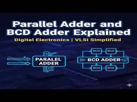 Parallel Adder and BCD Adder Explained | Digital Electronics | VLSI Simplified