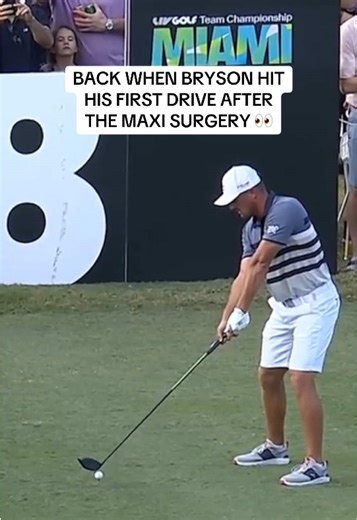 Bryson DeChambeau's First Drive After Surgery
