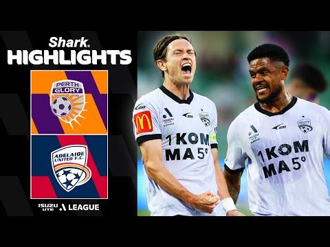 Perth Glory v Adelaide United | SHARK HIGHLIGHTS | Isuzu UTE A-League 2025-26 | Round 9