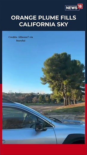 Gas Pipeline Rupture Sends Massive Orange Plume Over Castaic, California | California News | N18S